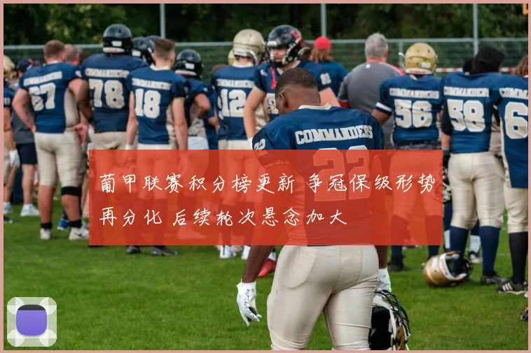 葡甲联赛积分榜更新 争冠保级形势再分化 后续轮次悬念加大